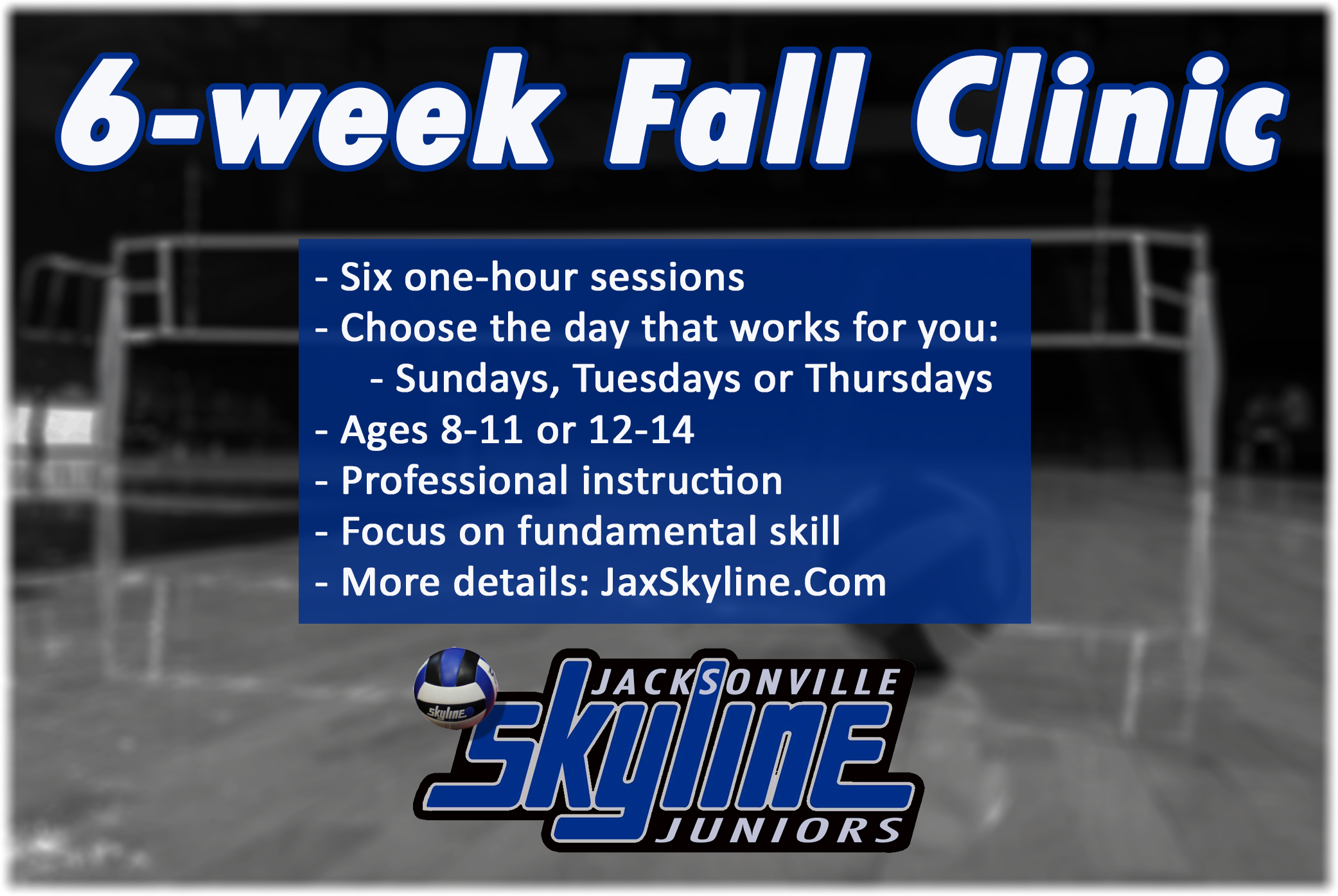 Jacksonville Skyline Volleyball Junior Volleyball Club in