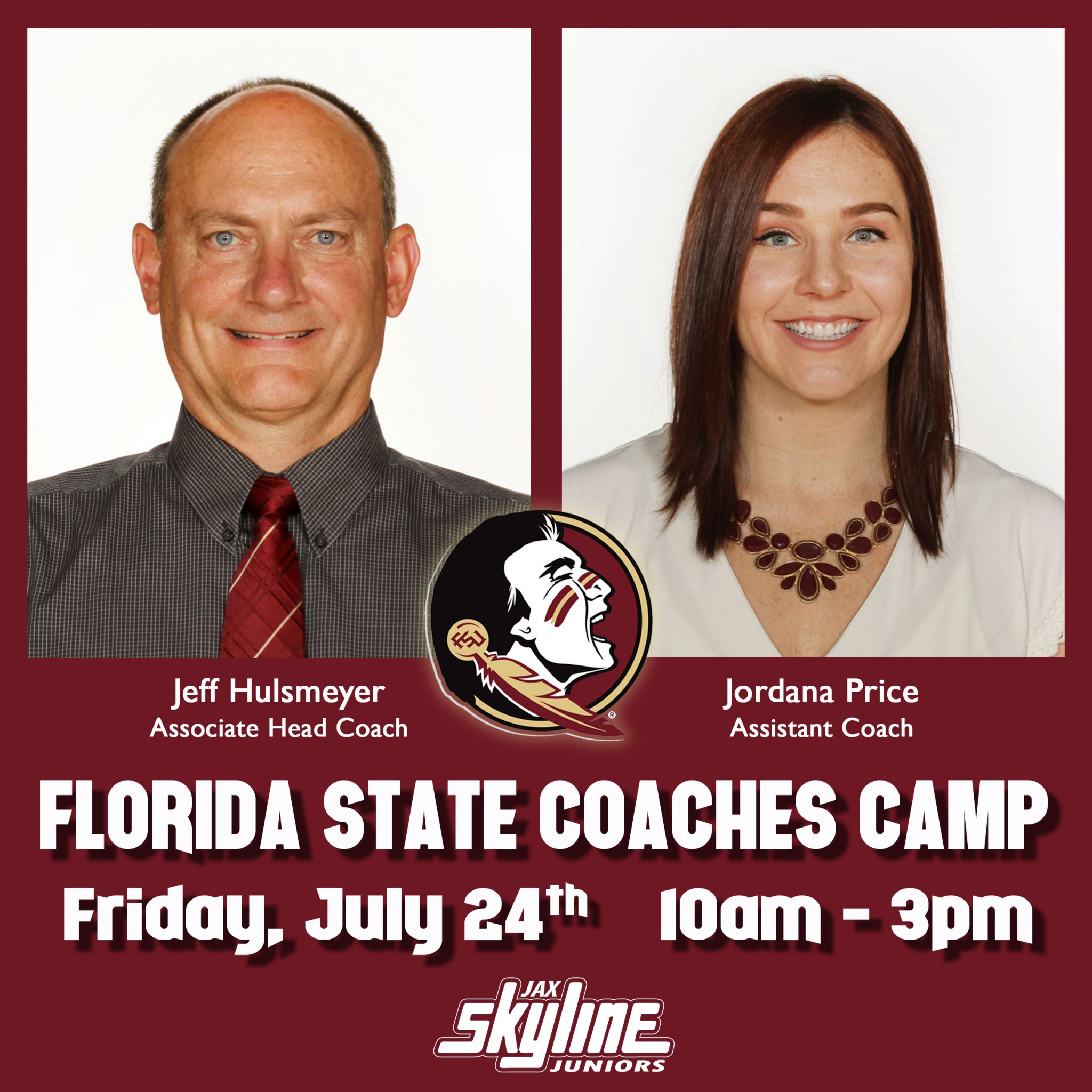 FSU Coaches Camp Announced July 24th Jacksonville Skyline Volleyball